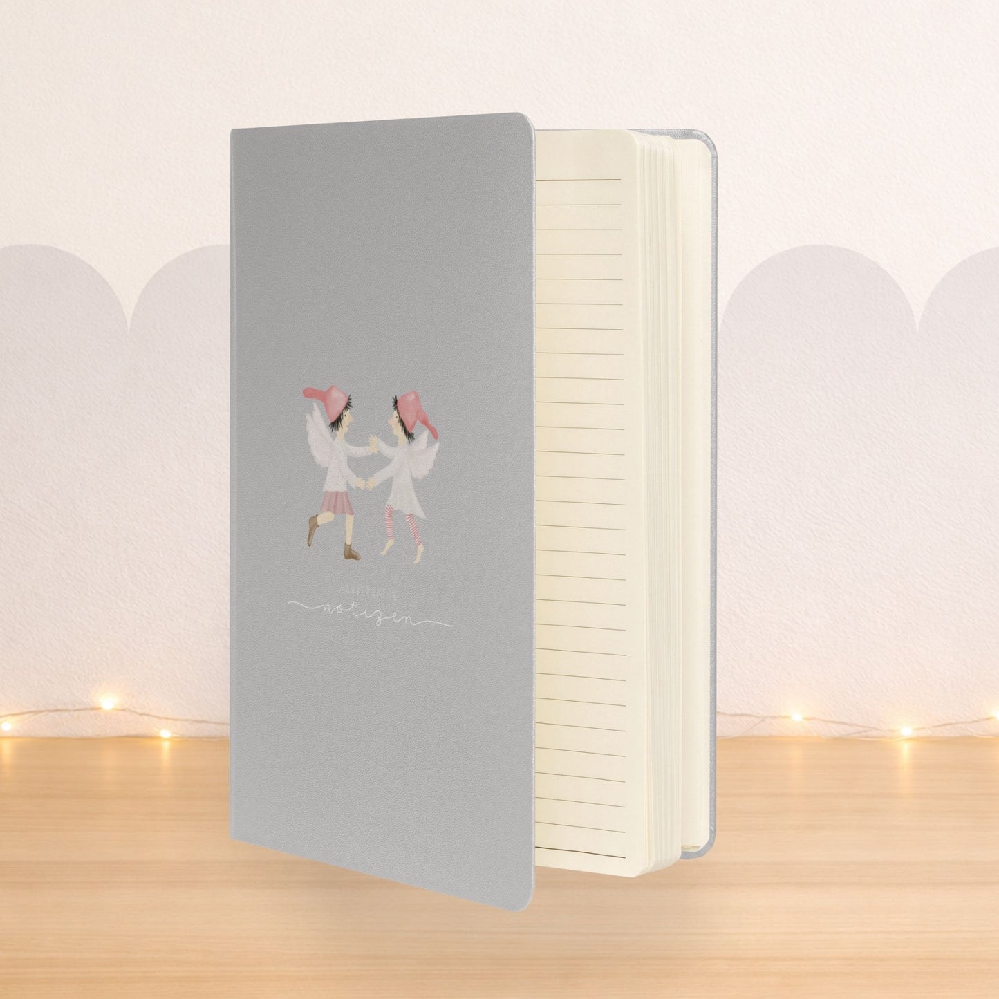 Hardcover Notizbuch "zauberhafte Notizen" mit Wichtelelfen