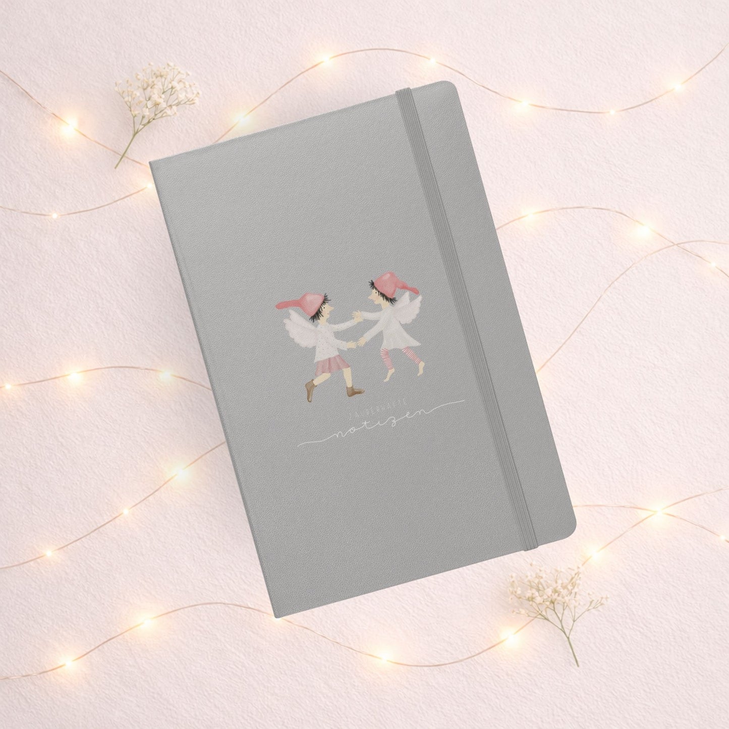 Hardcover Notizbuch "zauberhafte Notizen" mit Wichtelelfen