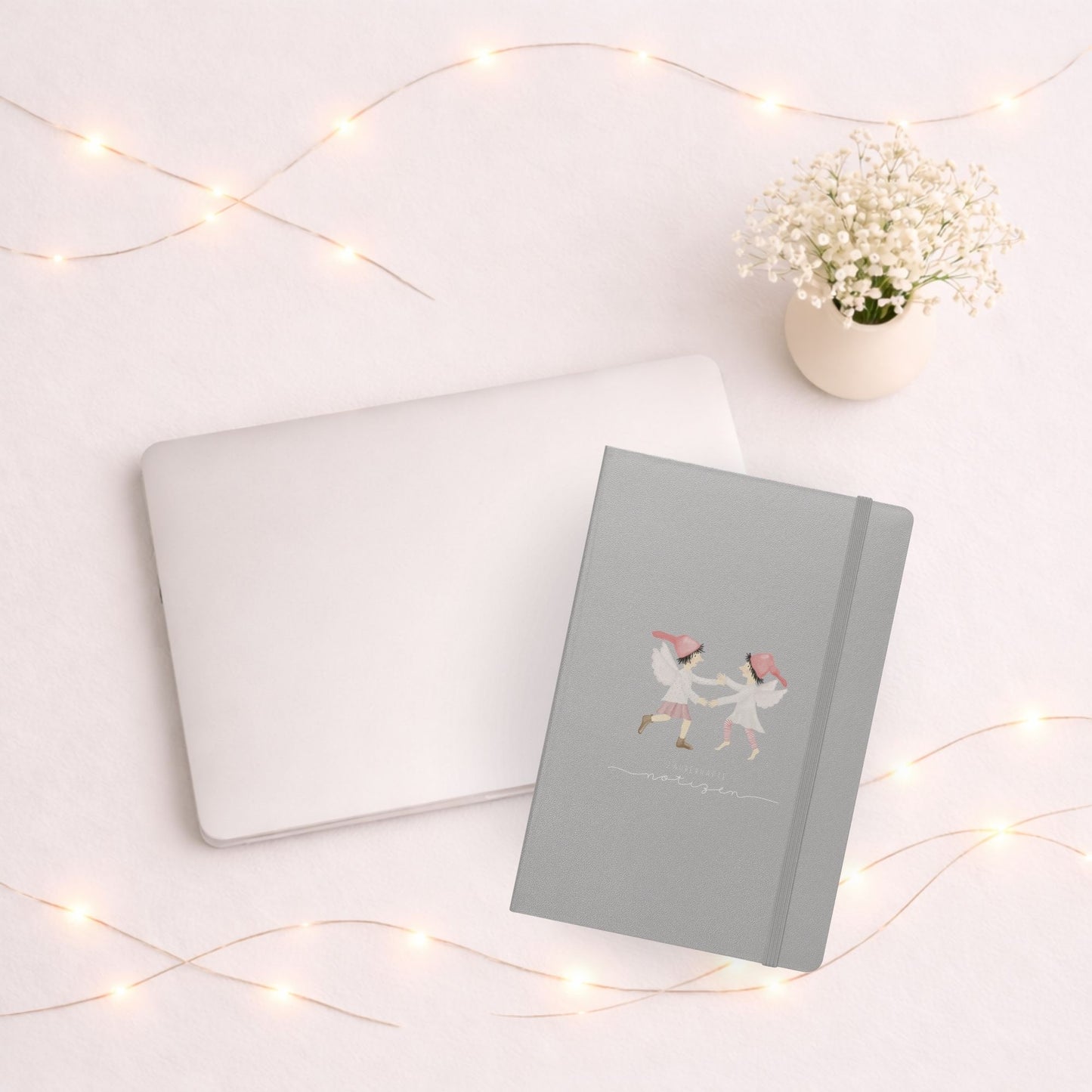 Hardcover Notizbuch "zauberhafte Notizen" mit Wichtelelfen