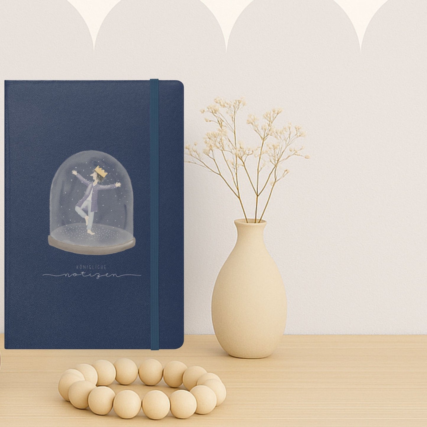 Hardcover Notizbuch "königliche Notizen"