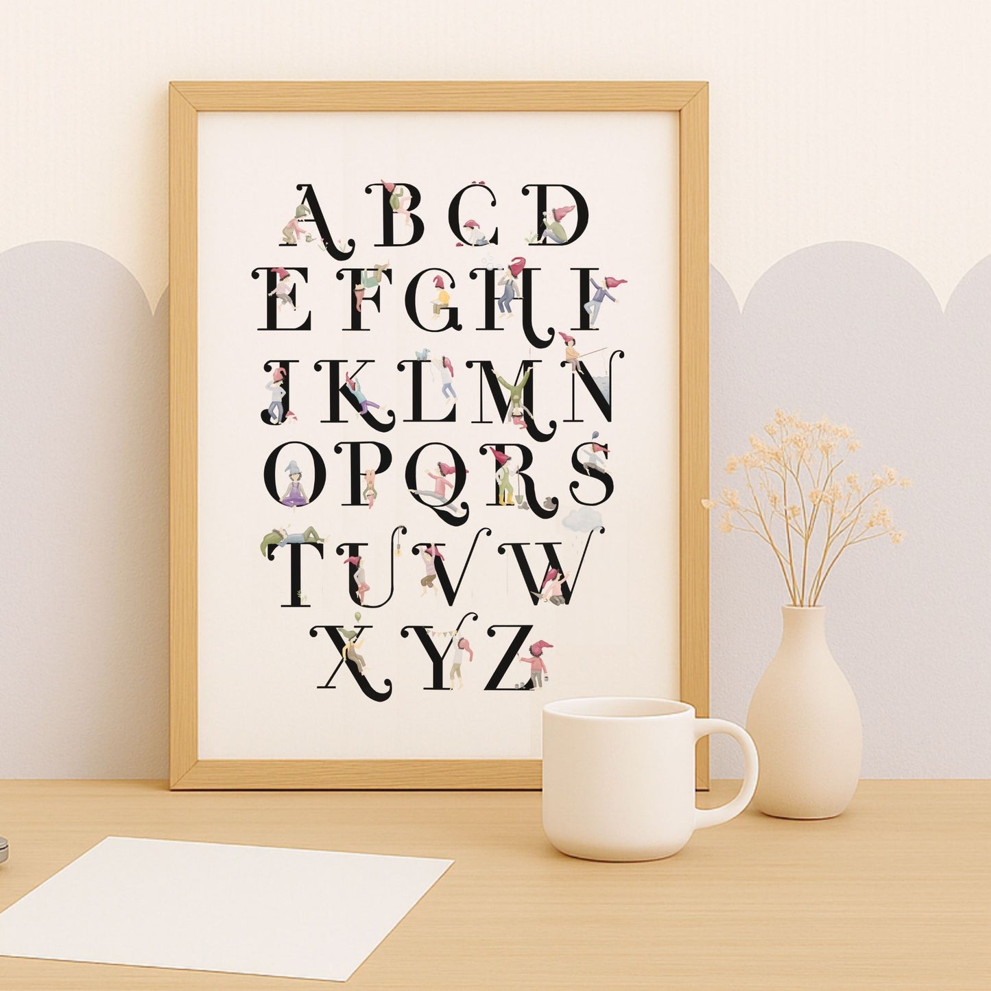 Poster "Zwergen-Alphabet"
