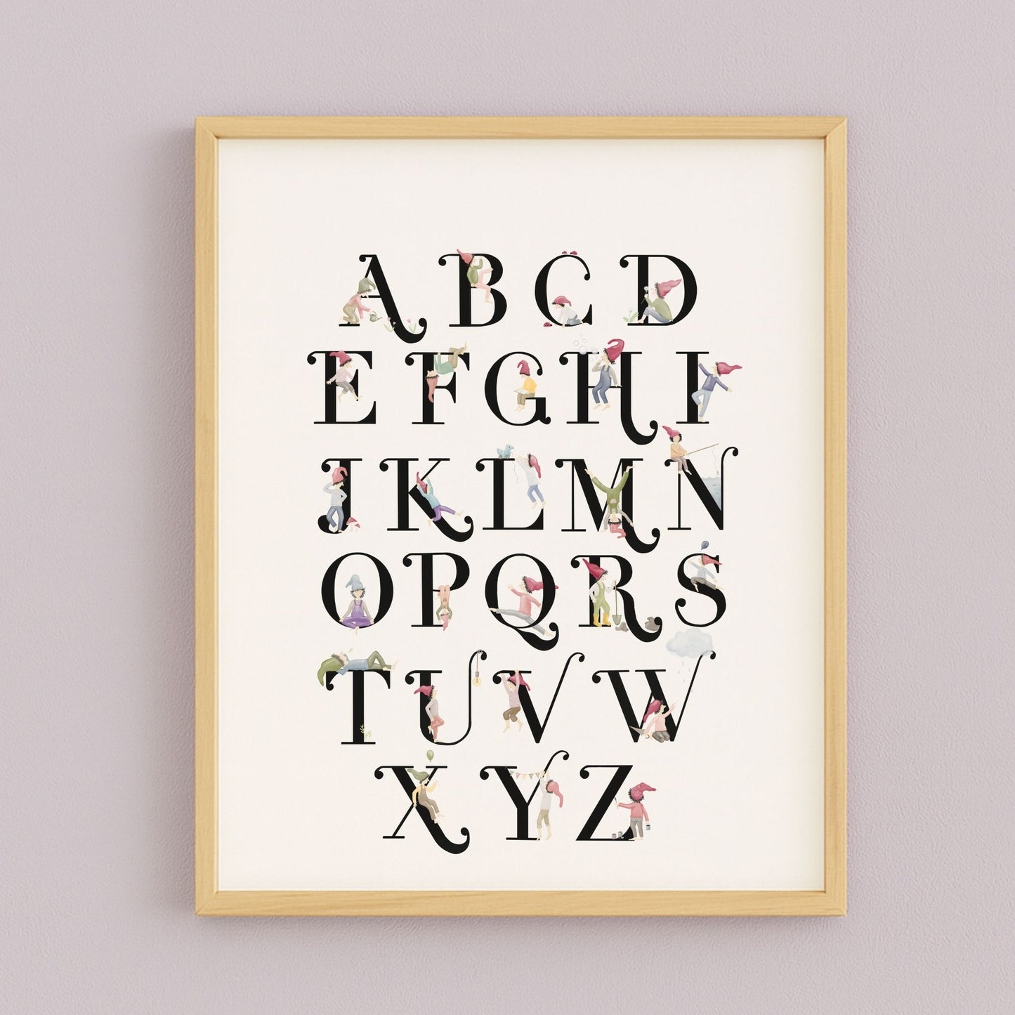 Poster "Zwergen-Alphabet"