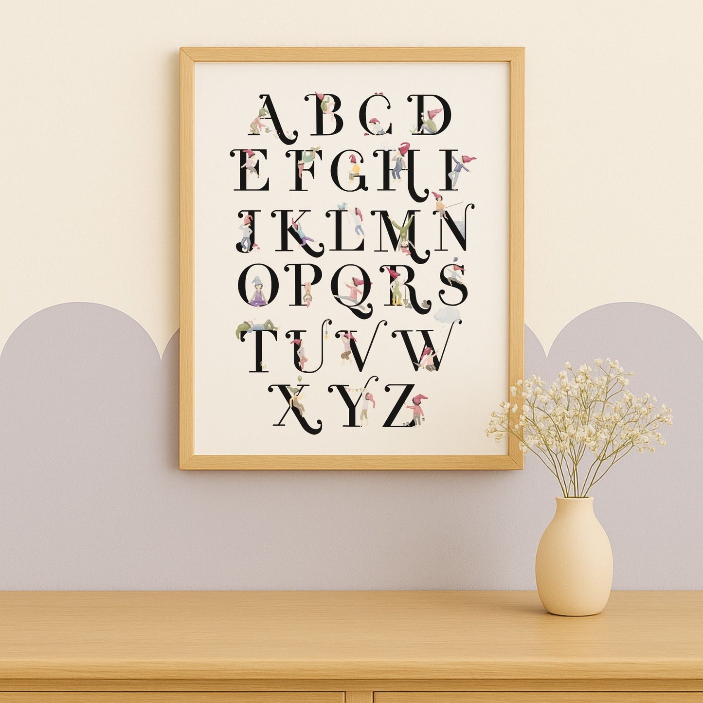 Poster "Zwergen-Alphabet"