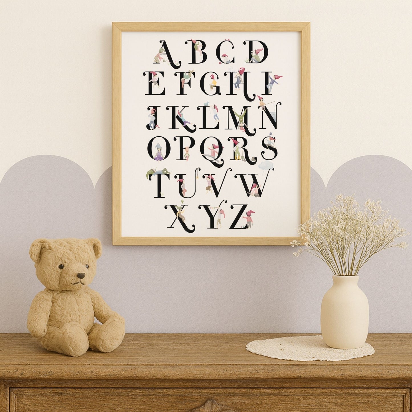 Poster "Zwergen-Alphabet"