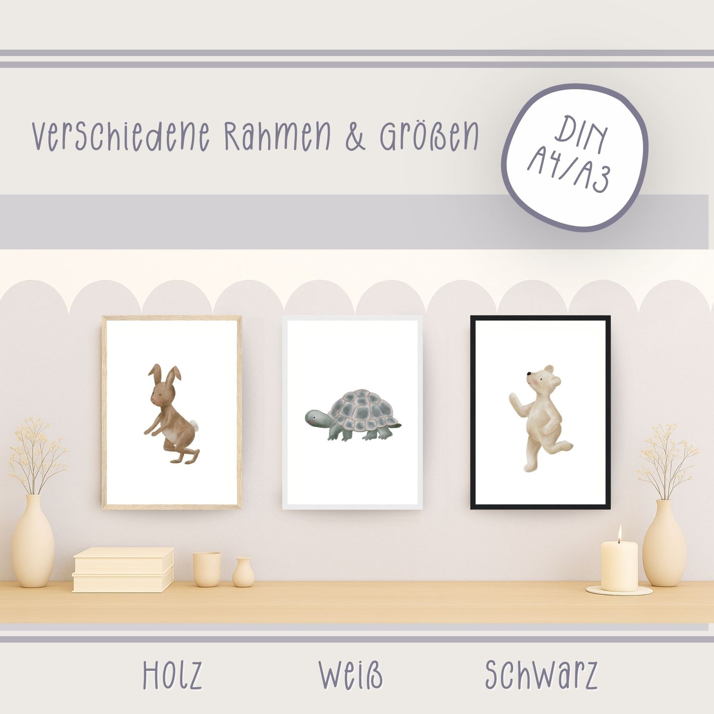 Poster "die ruhige Schildkröte" - Leise Stärken