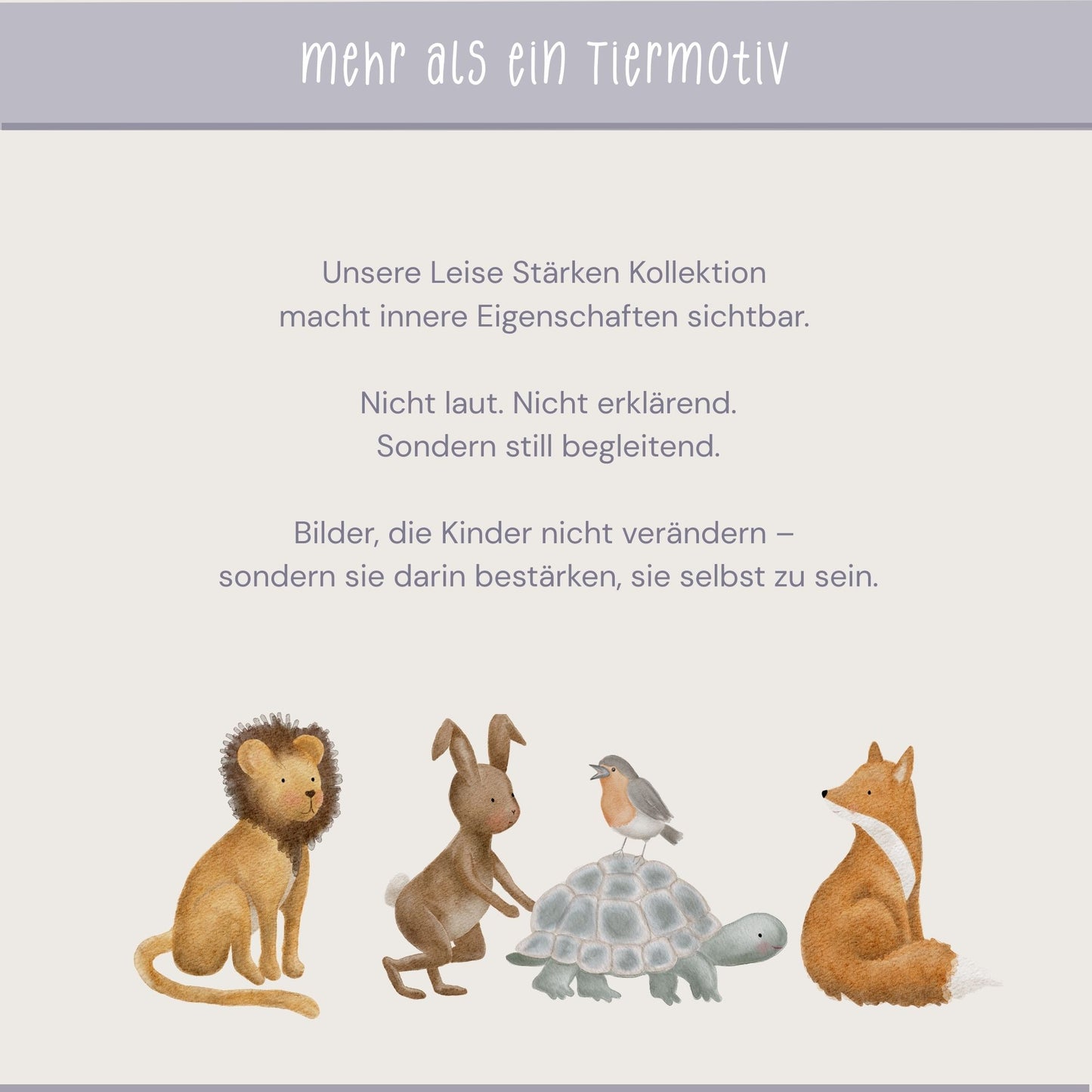 Poster "der kluge Fuchs" - Leise Stärken