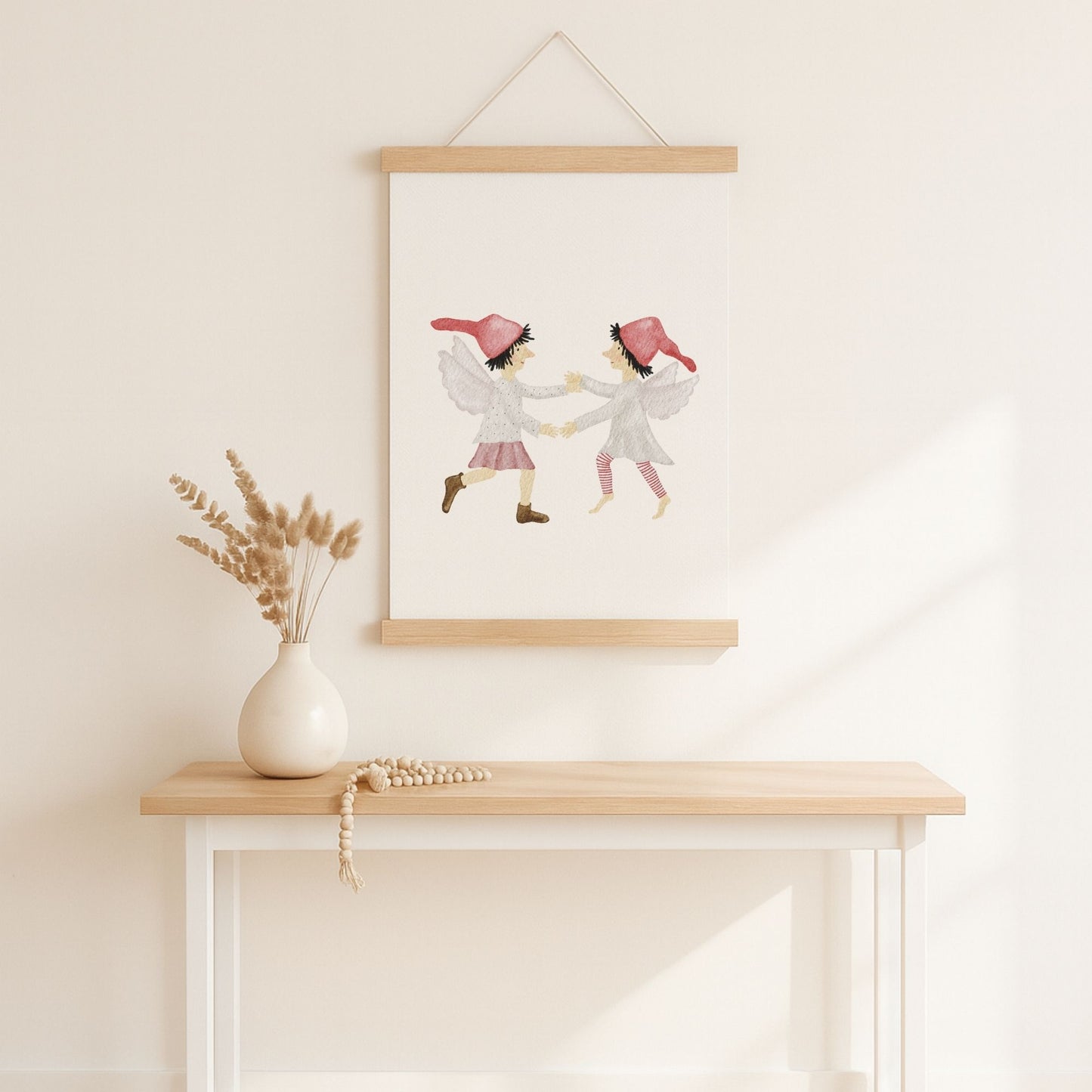 Poster "tanzende Wichtelelfen"