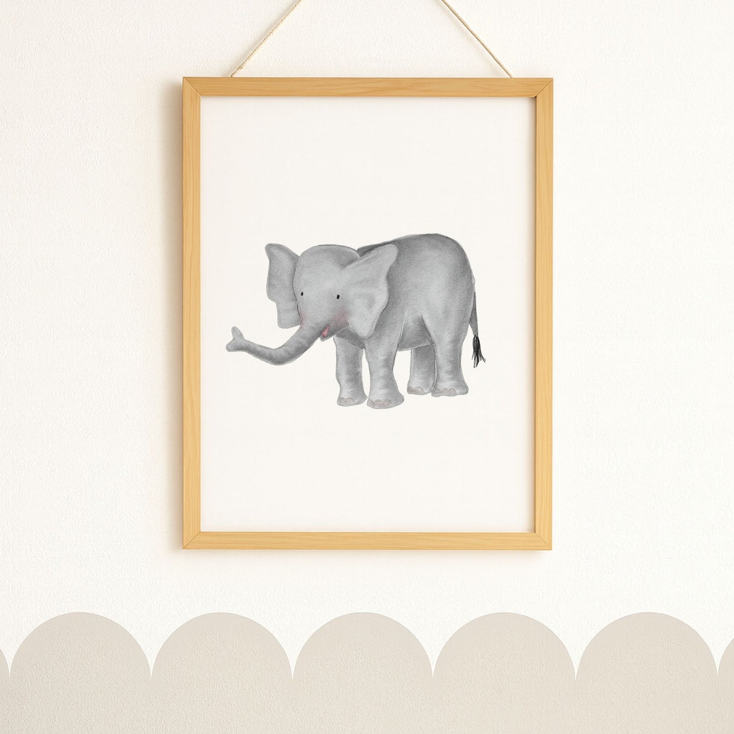 Poster "der treue Elefant" - Leise Stärken