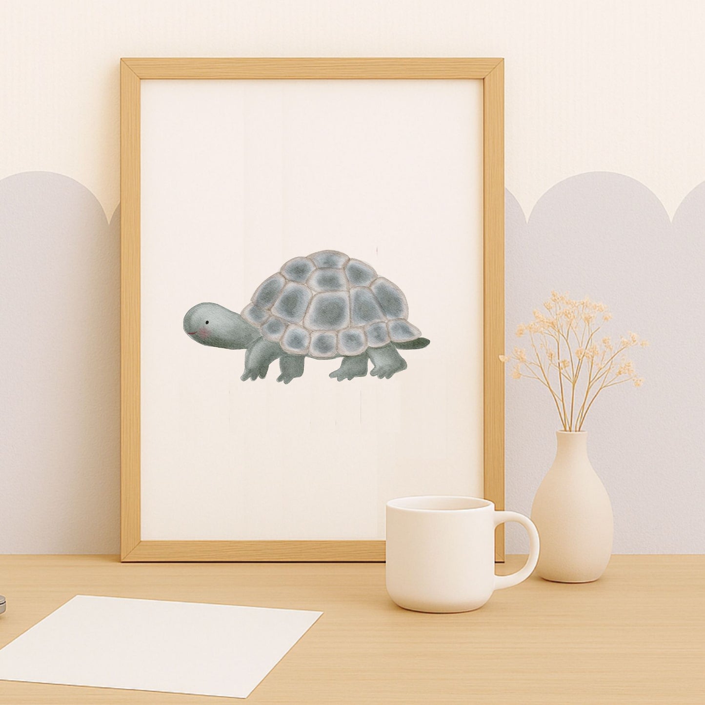 Poster "die ruhige Schildkröte" - Leise Stärken