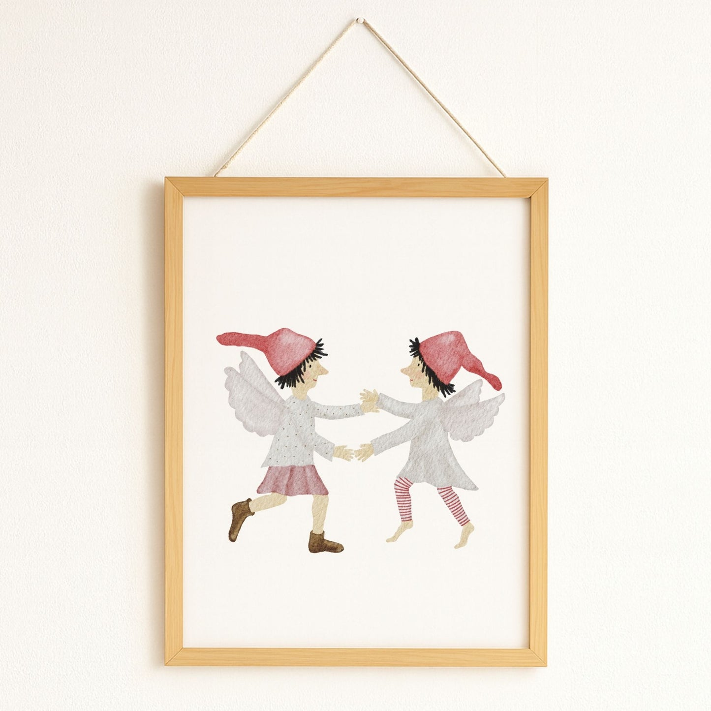 Poster "tanzende Wichtelelfen"