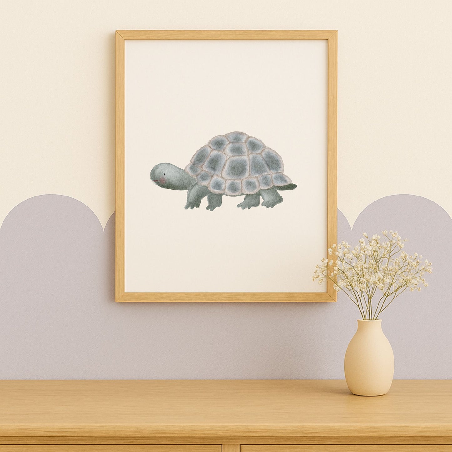 Poster "die ruhige Schildkröte" - Leise Stärken