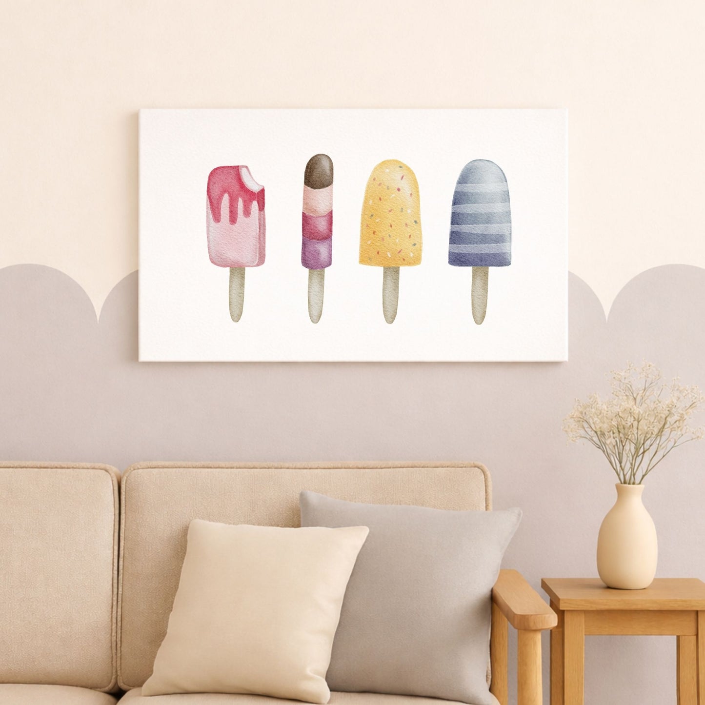 Leinwand "Eis am Stiel"