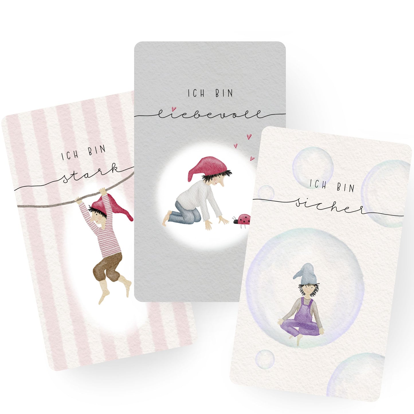 Zwergenstarke Affirmationskarten für Kinder (digitale Version) instant download