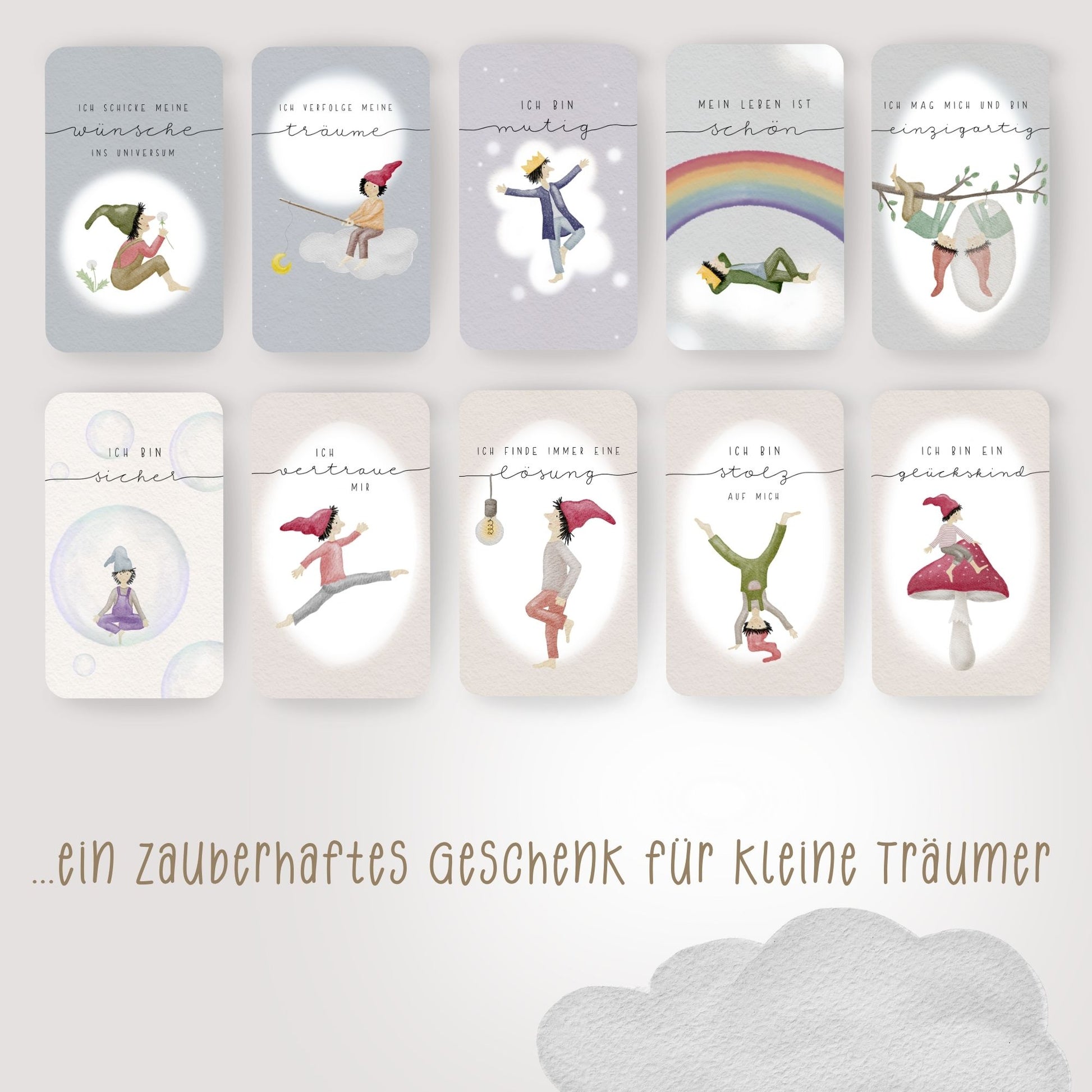 Affirmationskarten für Kinder als liebevolle Geschenkidee