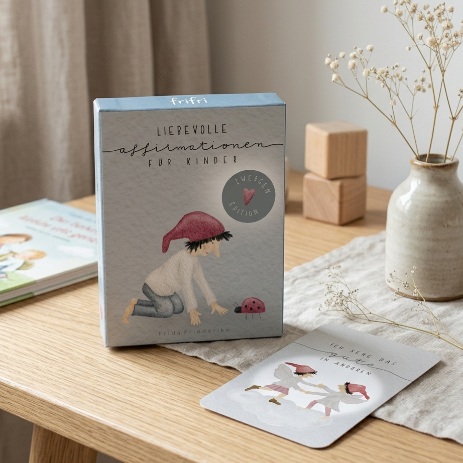 Affirmationskarten im Kinderzimmer für kleine Rituale