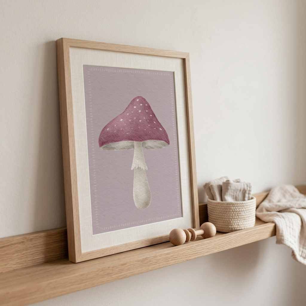 Fliegenpilz Karte als kleine Geschenkbeigabe für liebe Worte