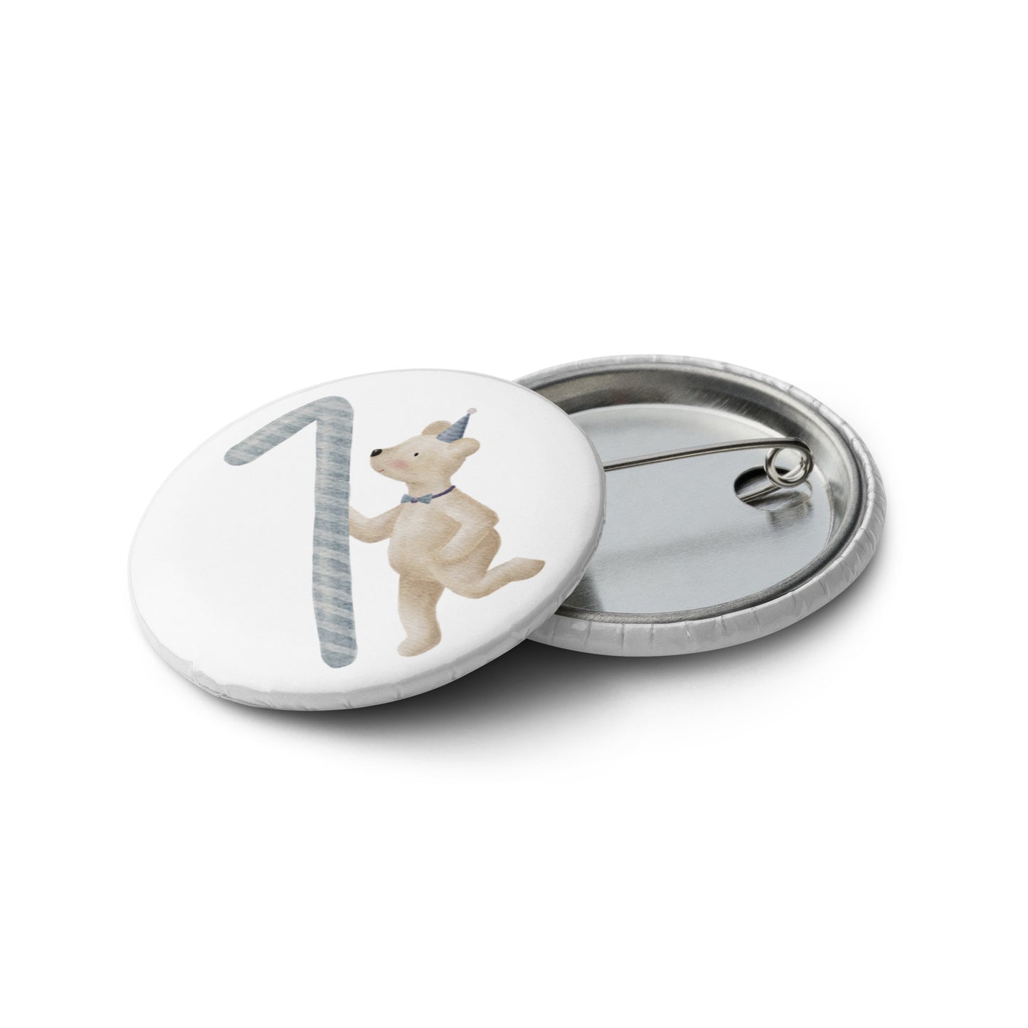 Button-Set Anstecker "Geburtstagsbären 1-5" (5 Stück) | Zahlenbären Geburtstagsbuttons