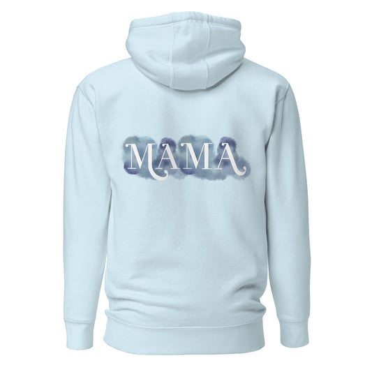 Kapuzenpullover "MAMA" im Aquarelldesign