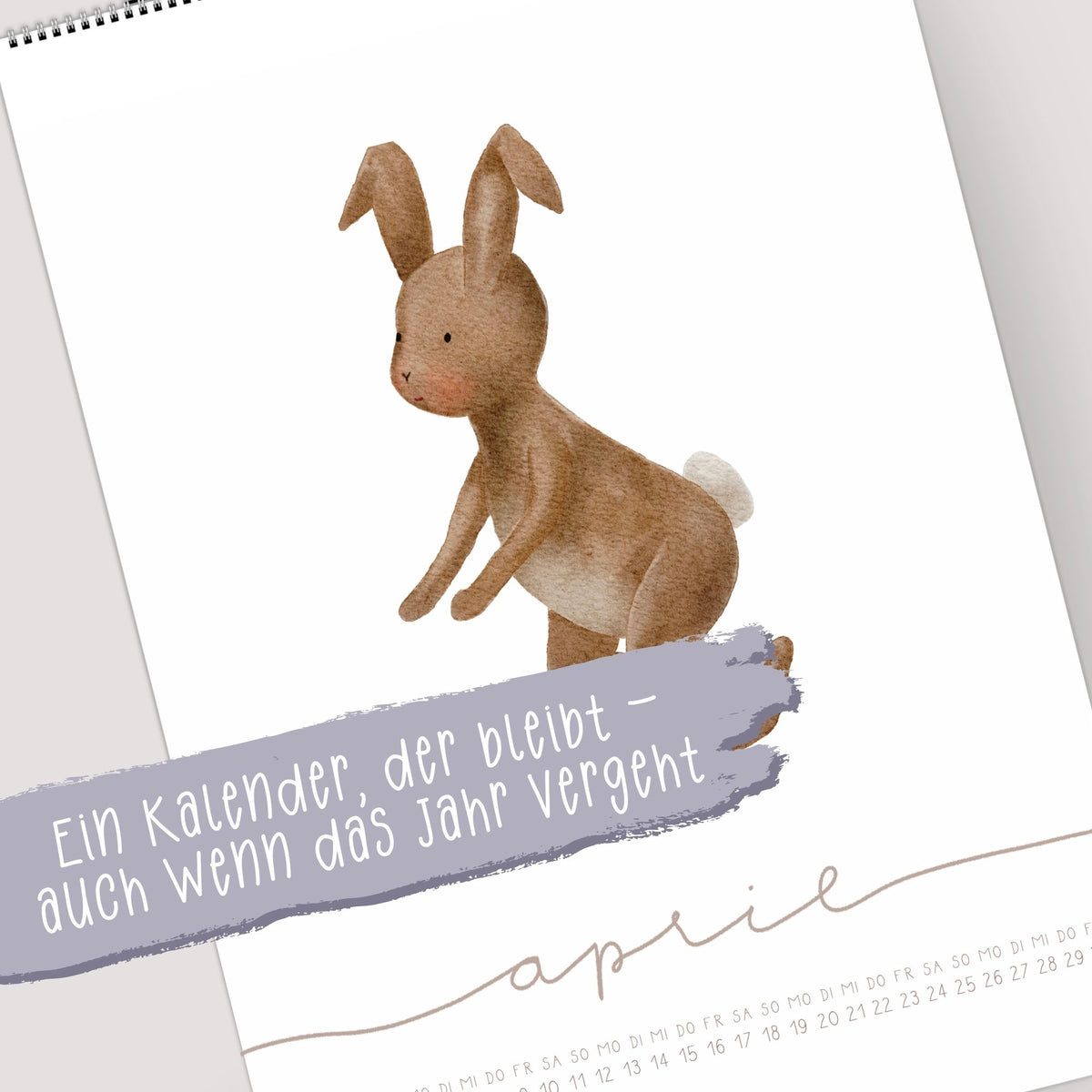 Wandkalender Tiere 2027 für Küche und Familienplatz