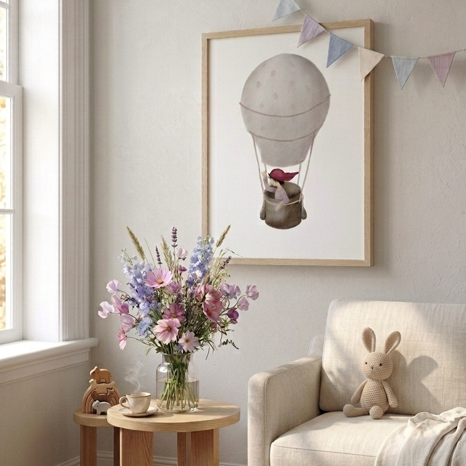 Zwerg Poster als Wandbild fürs Kinderzimmer